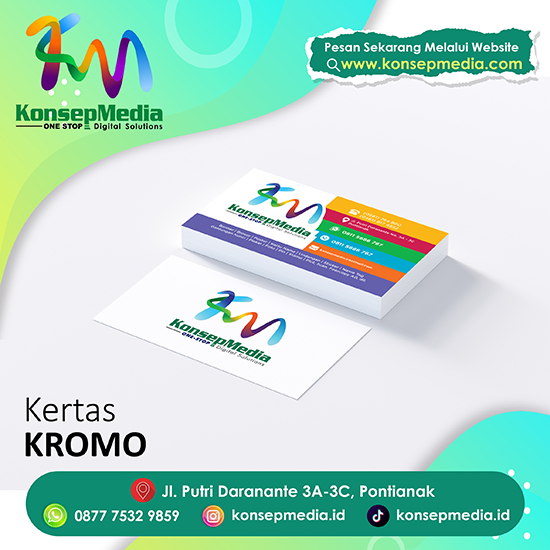 Kartu Nama Kertas Kromo