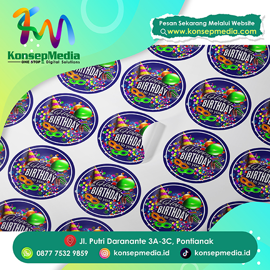 Sticker Vinyl Glossy A3+ Fullcolor